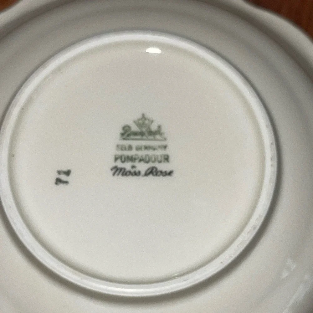Rosenthal Moss Rose Pompadour Fruit Dessert Bowl 5-1/4